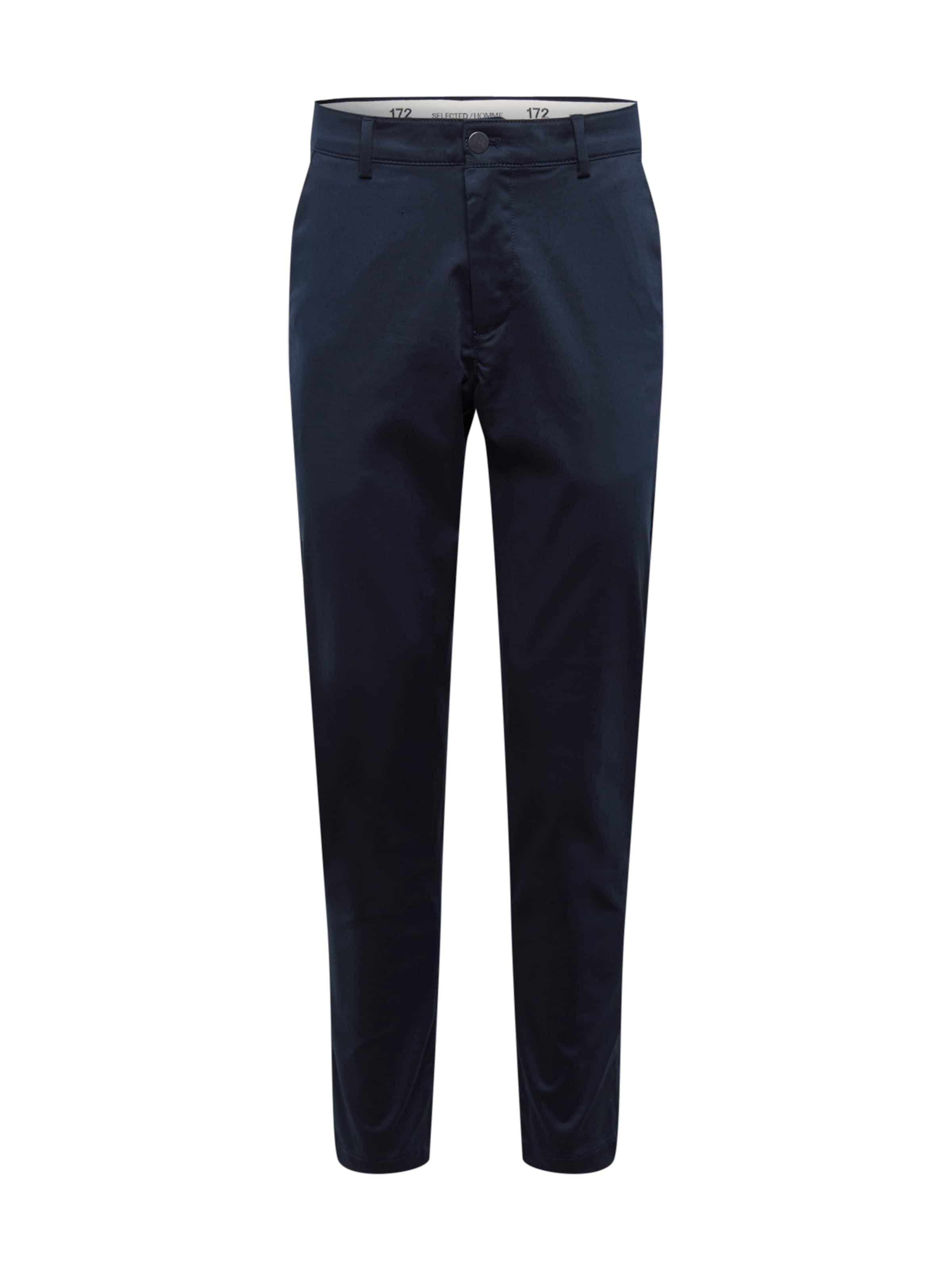 SELECTEDSlimfit Chino hlače 'Repton' - plava boja: prednji dio