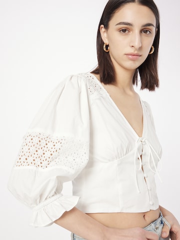 GLAMOROUS Blouse in Wit
