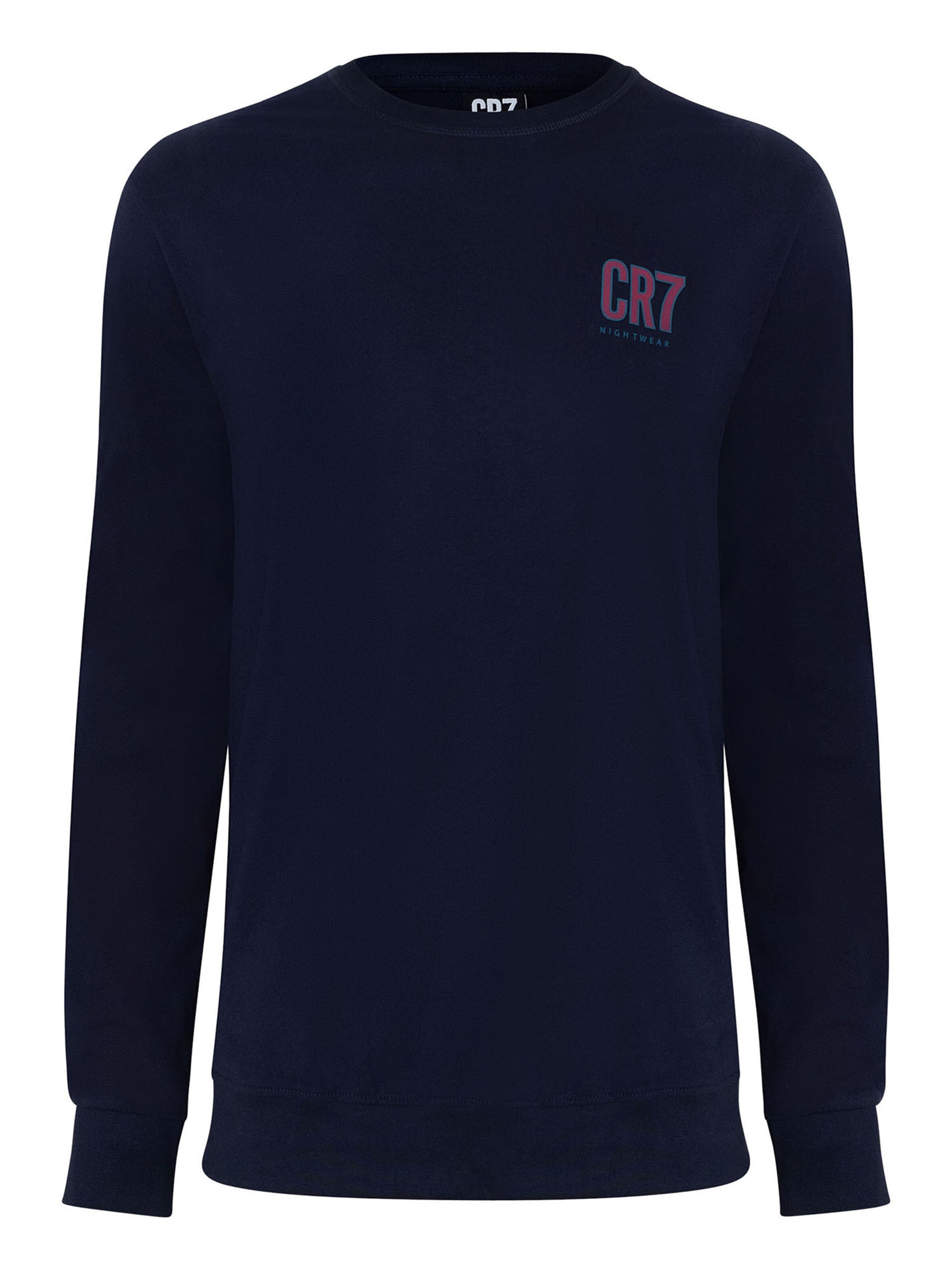 Pyjama long ' Nightwear ' CR7 - Cristiano Ronaldo en bleu : devant