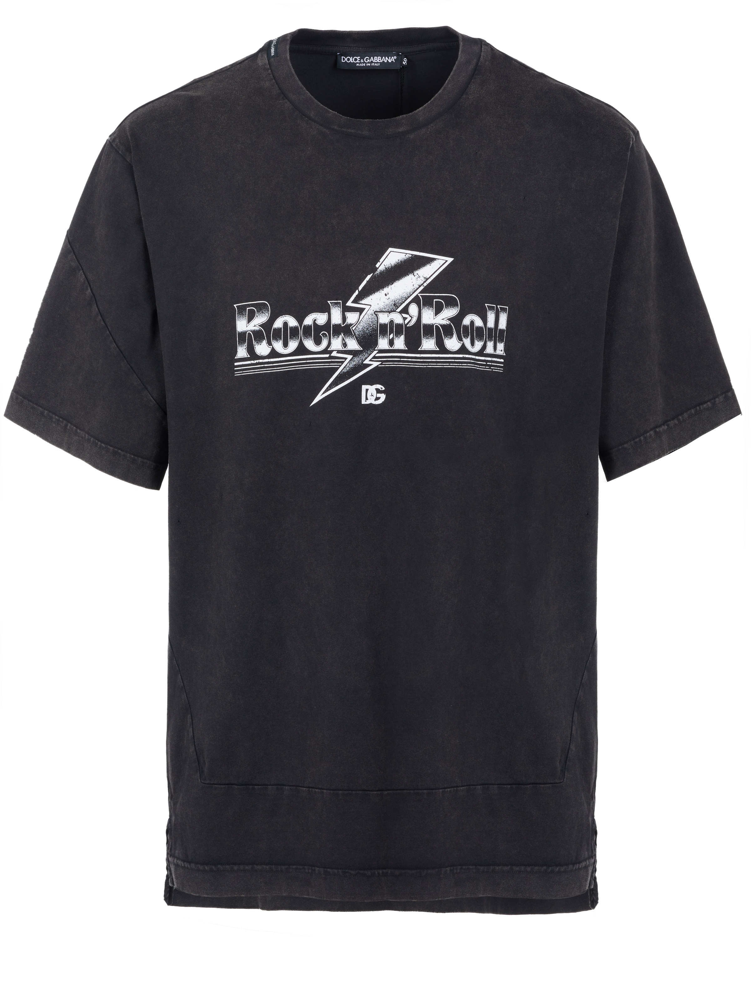 DOLCE & GABBANA Sweatshirt 'Dolce & Gabbana T-Shirt'‌‌‌‌‌ in Schwarz: Vorderseite