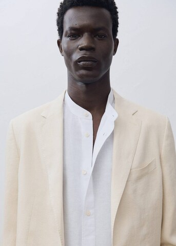MANGO MAN Regular fit Suit Jacket 'Salerno' in Beige