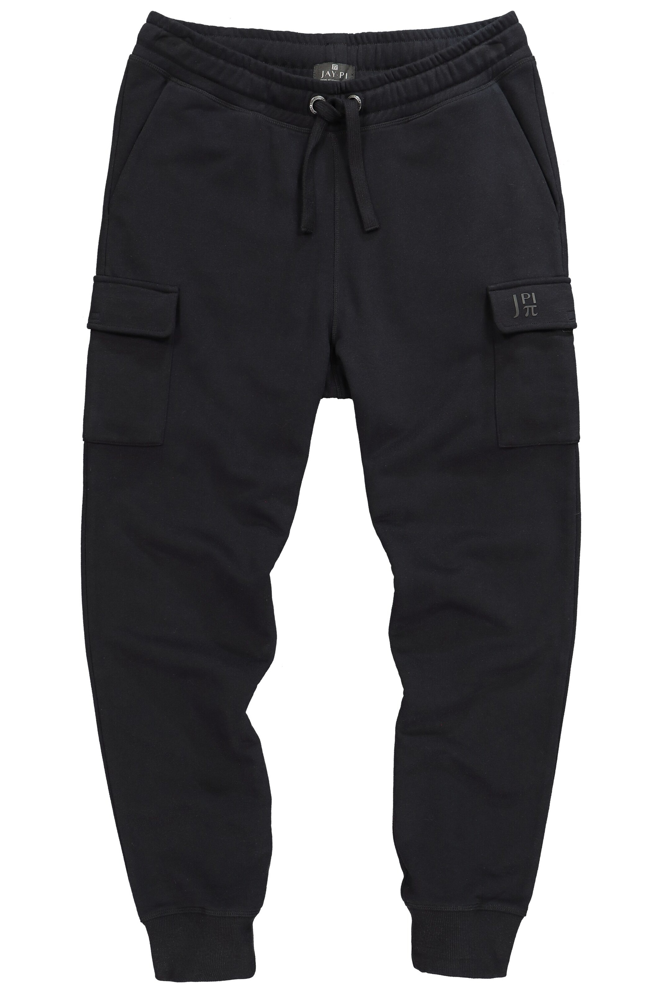 JAY-PI Regular Sports trousers in Black: front
