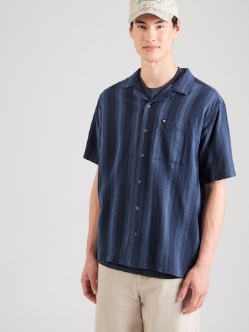 RIP CURL Comfort fit Button Up Shirt 'CLASSIC SURF WEAVER' in Blue: front