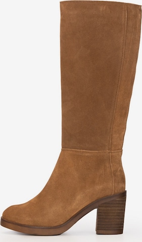 Zhabtuc Dames Knielaarzen Van Suède - 10 Cm Stiletto Hak - Spitse Neus Met Ritssluiting - Elegante Hoge Laarzen Zhabtuc Dames Knielaarzen Van Suède - 10 Cm Stiletto Hak - Spitse Neus Met Ritssluiting - Elegante Hoge Laarzen