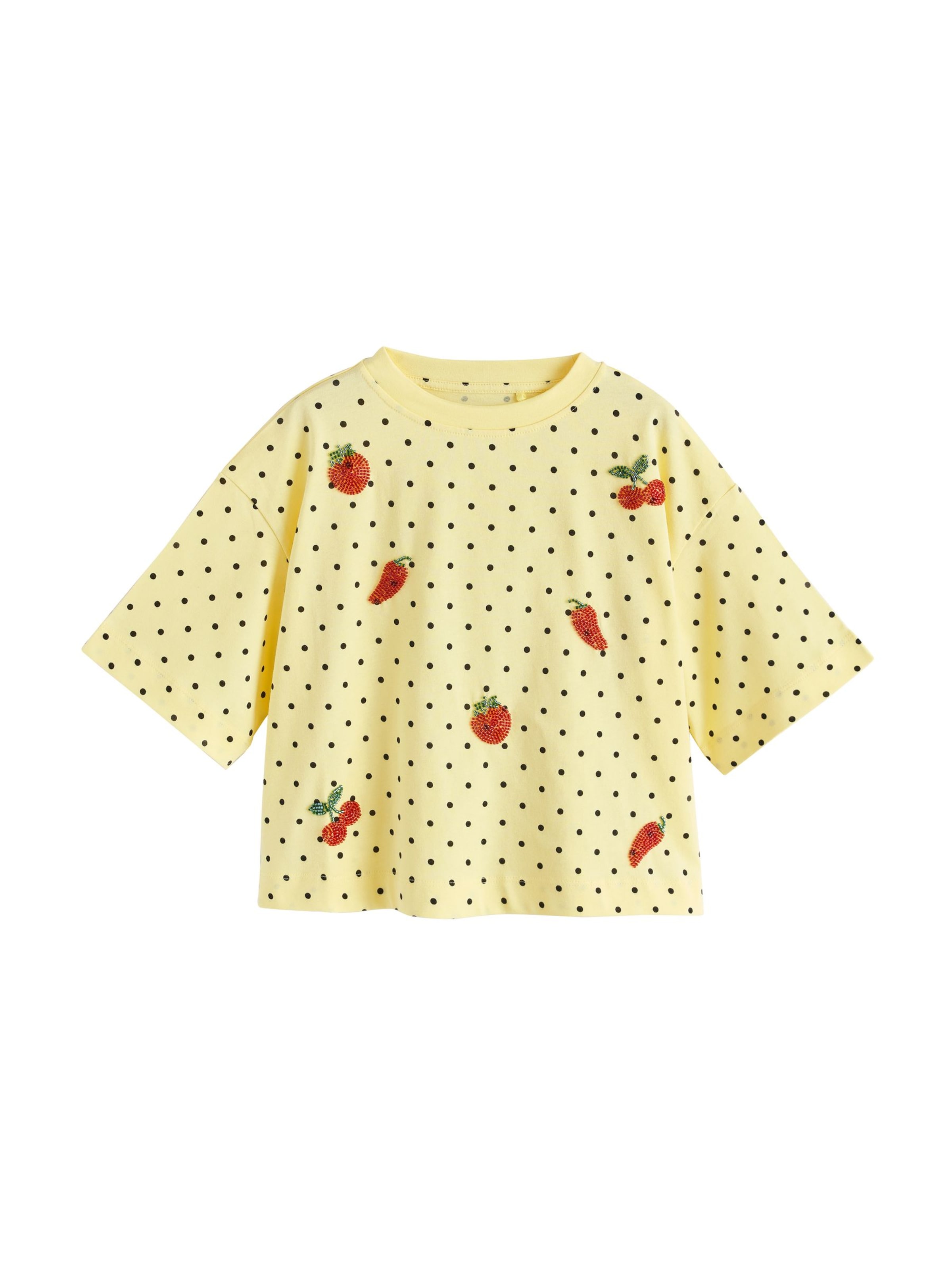 Next Shirt in Geel: voorkant