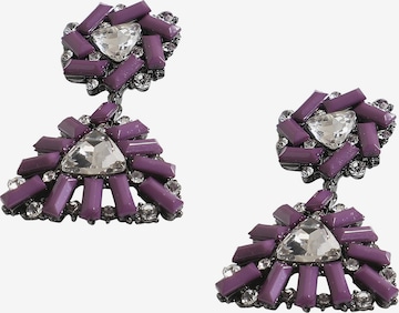 Cercei 'Angelica' de la SOHI pe mov: față