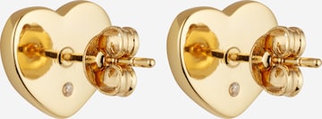 COACH Σκουλαρίκια 'Pave Heart' σε χρυσό