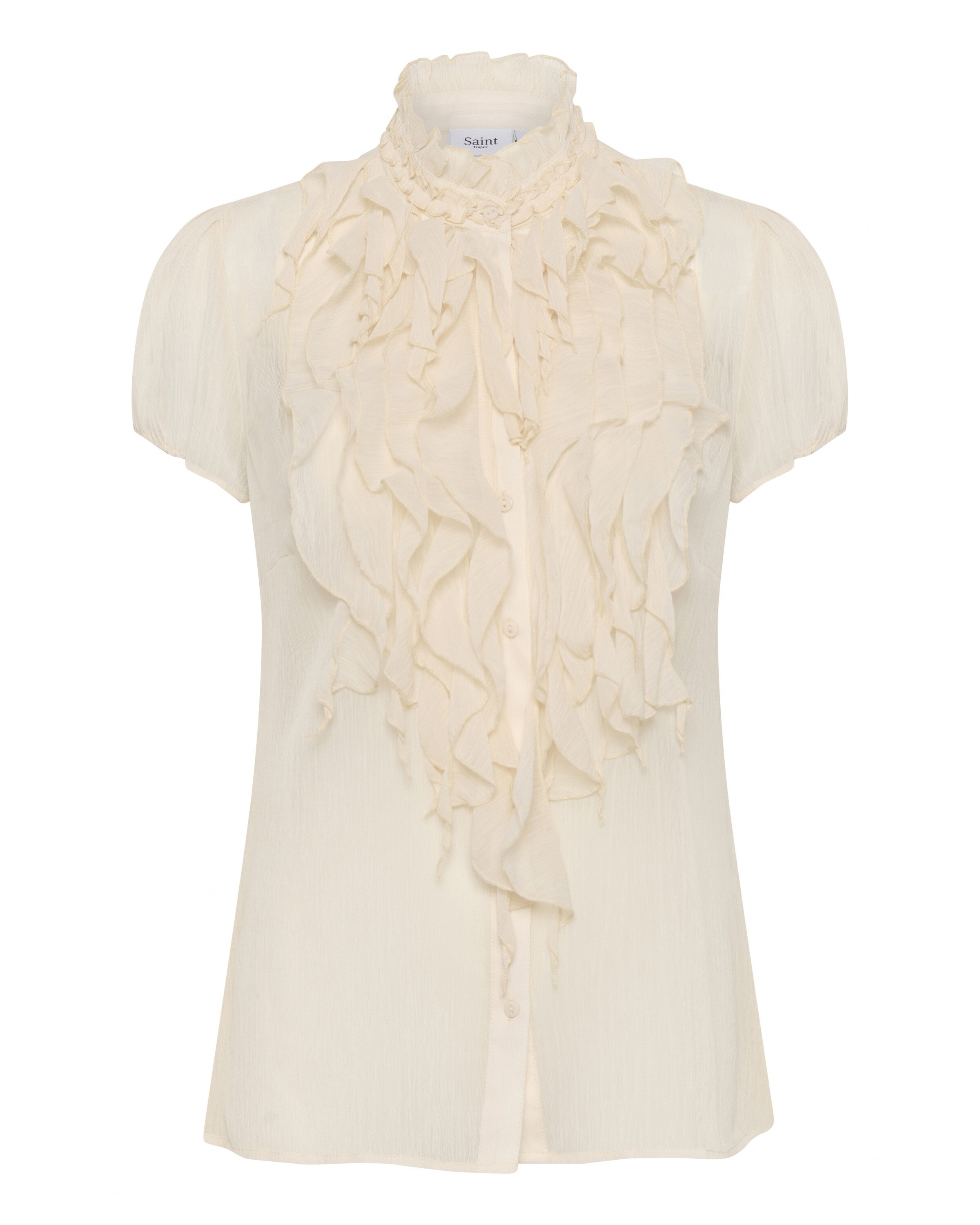 SAINT TROPEZ Shirt 'Lilja' in Beige: front