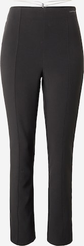 Calvin Klein Jeans Regular Broek in Zwart: voorkant