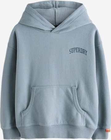 Superdry & Co Суичър в синьо: отпред