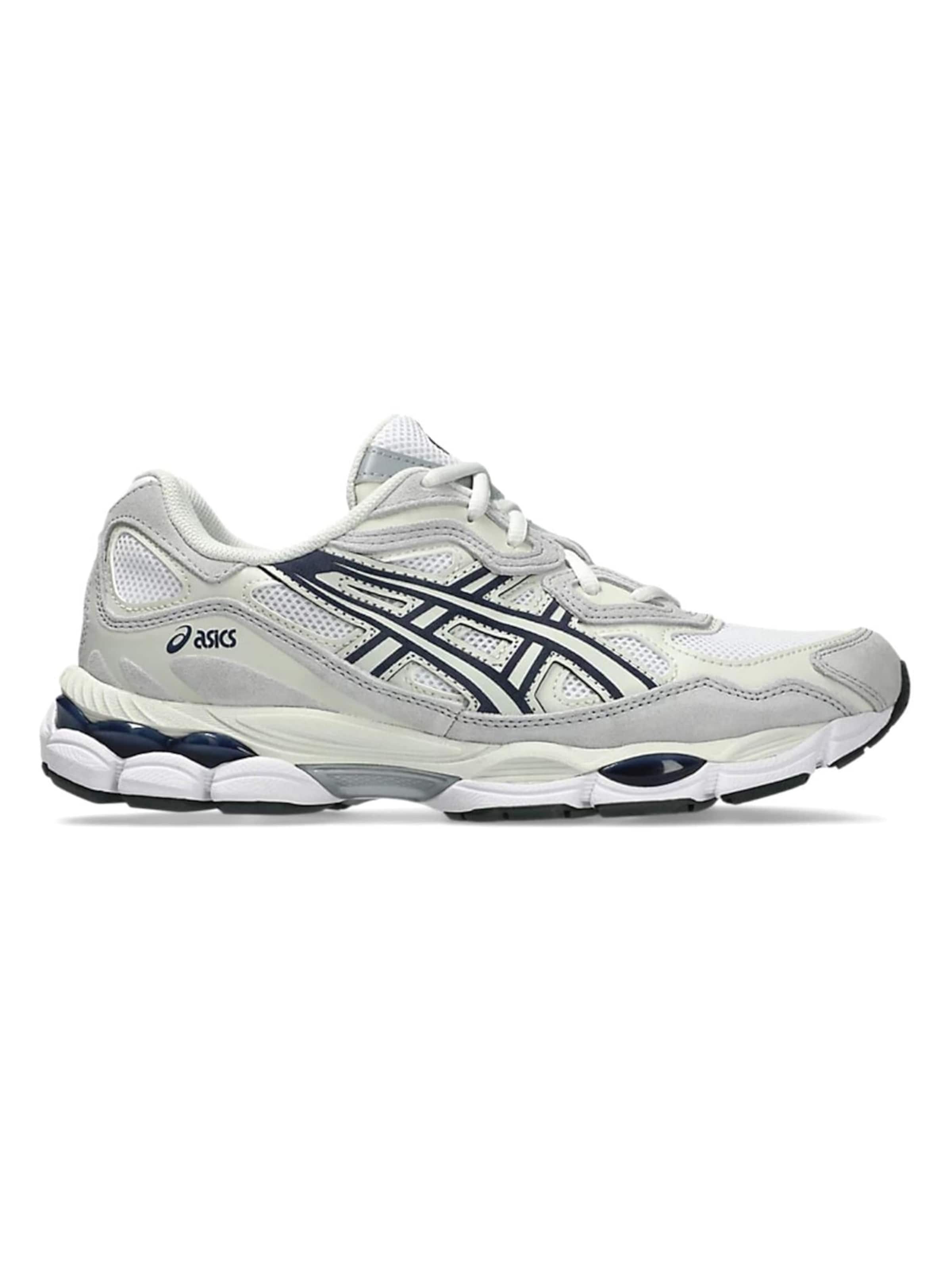 ASICS Sporty snøresko 'GEL-NYC WHITE / MIDNIGHT' i blå: forside