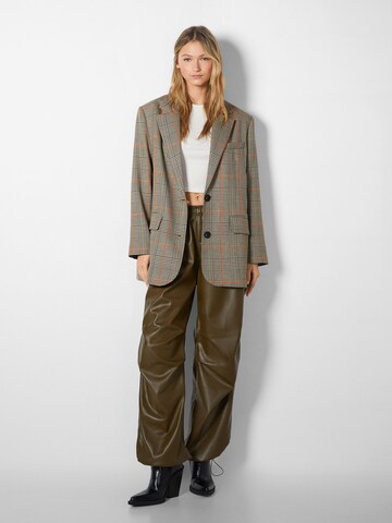 Bershka Blazer in Brown