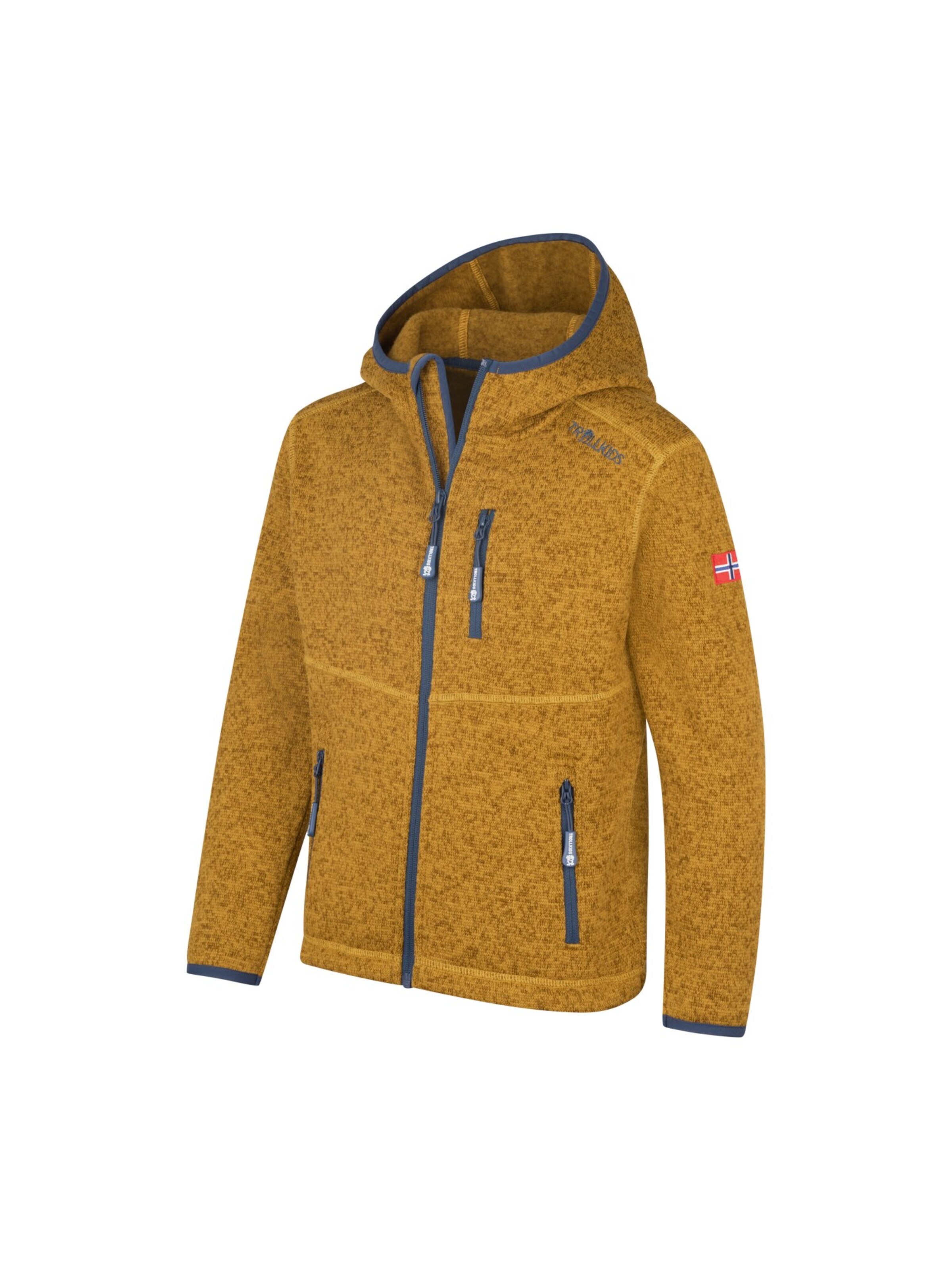 TROLLKIDS Fleece Jacket in Red