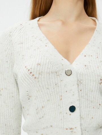 Koton Gebreid vest in Beige