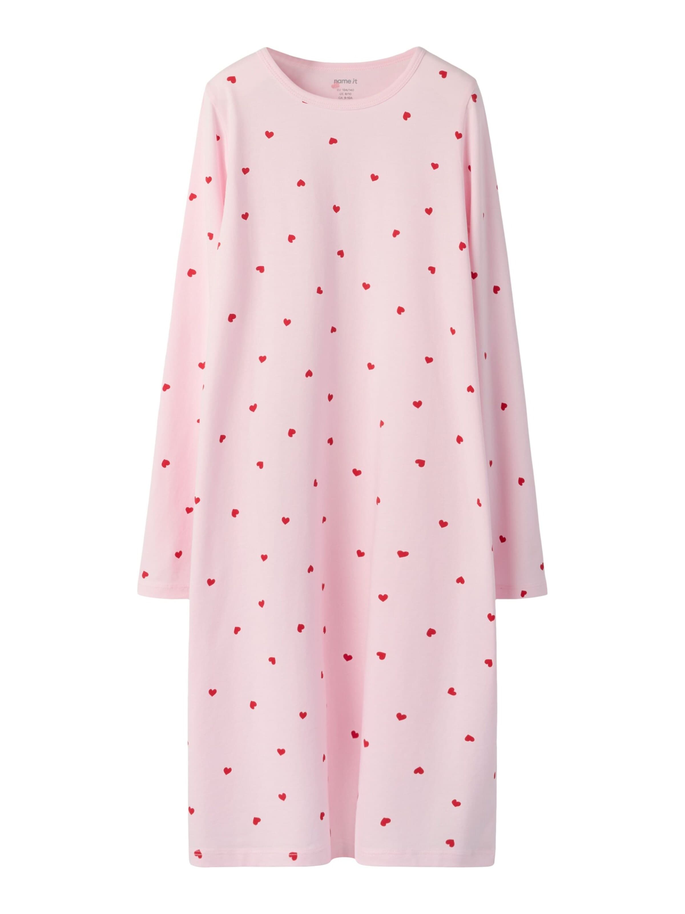 NAME IT Noční košilka – pink: přední strana