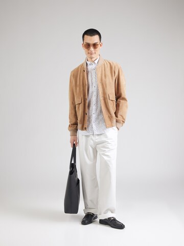 FYNCH-HATTON Regular fit Button Up Shirt in White