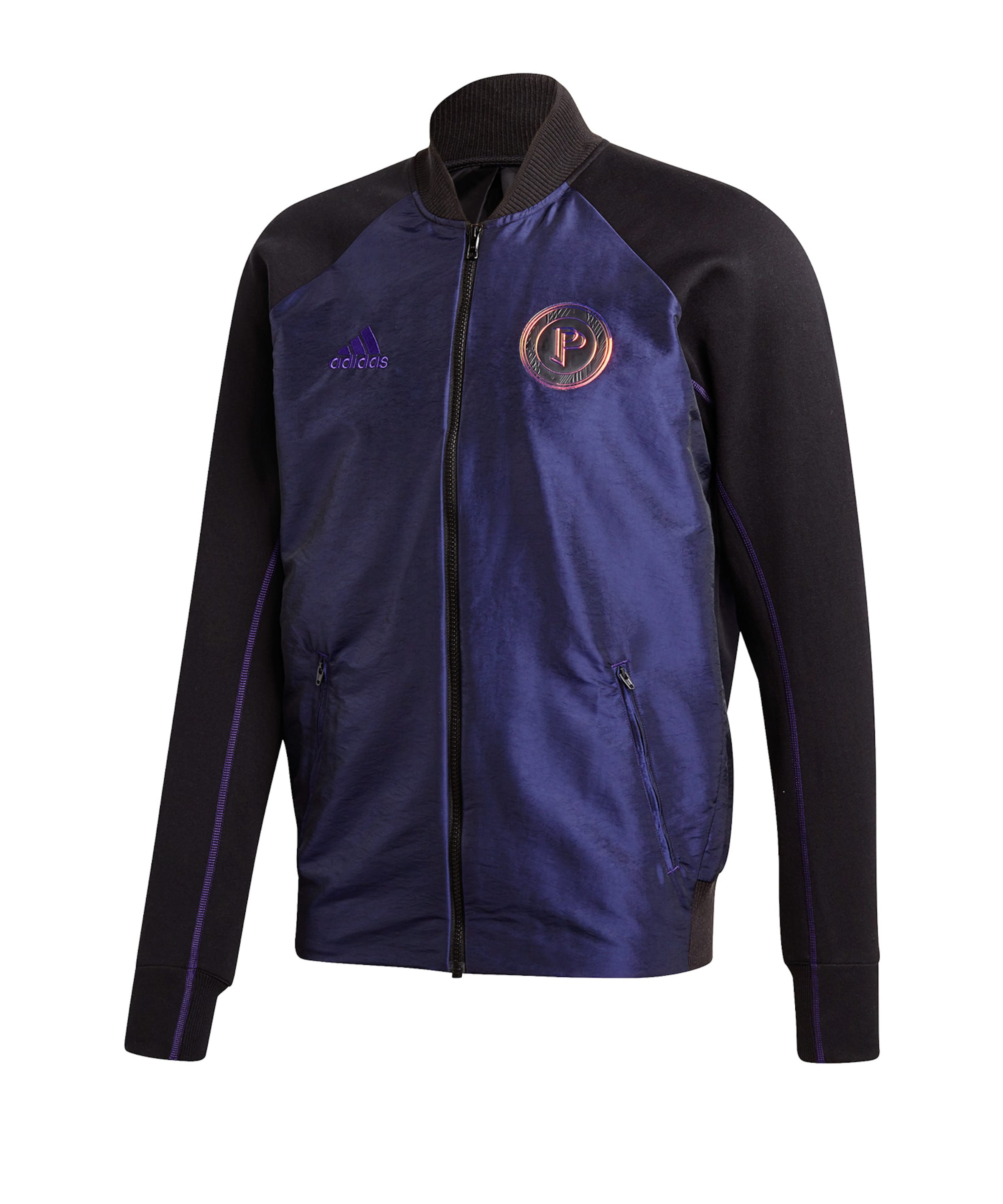 ADIDAS PERFORMANCE Trainingsjacke 'Paul Pogba' in blau / schwarz, Produktansicht