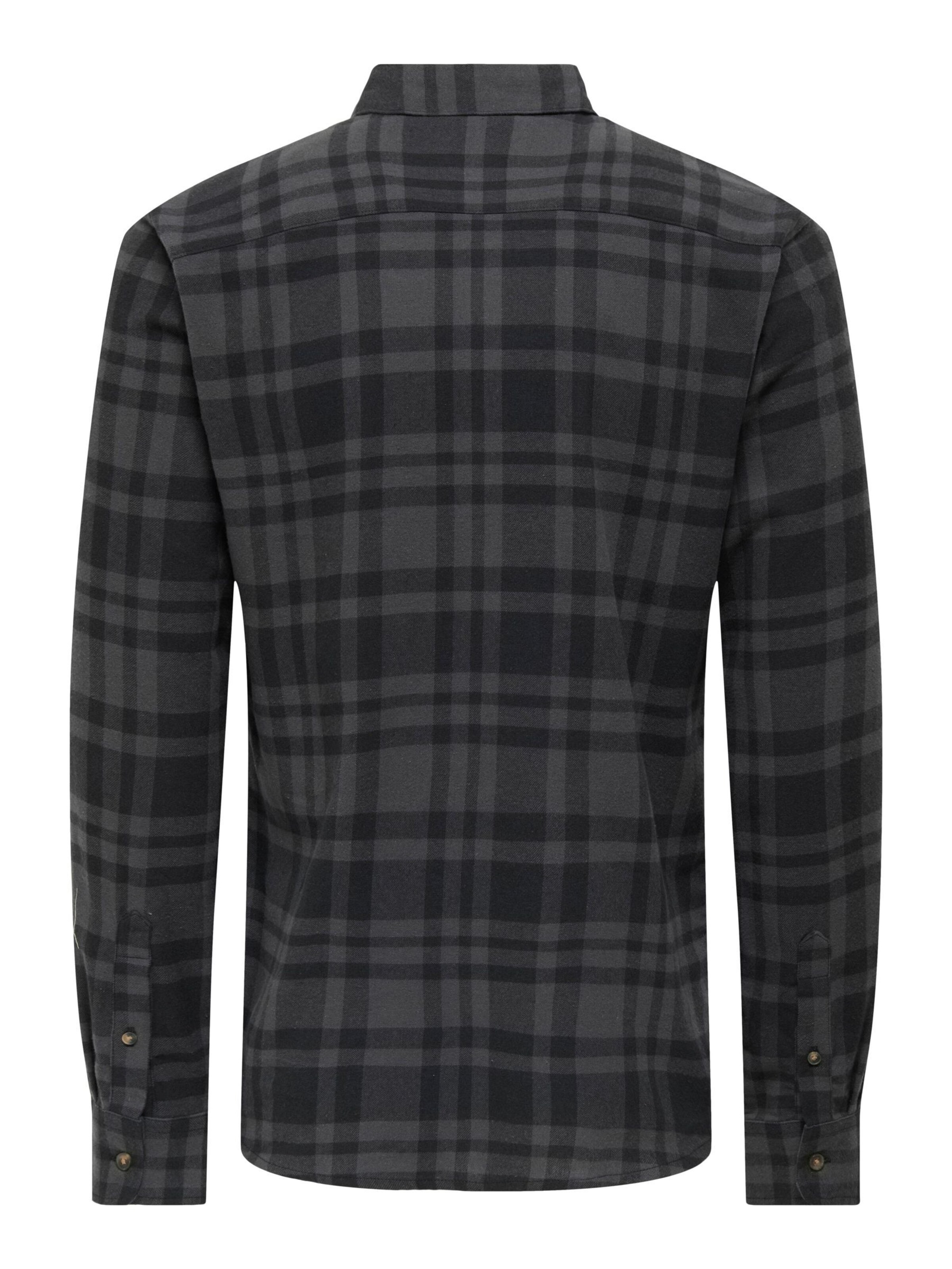 Only & Sons Regular fit Srajca 'ONSGUDMUND' | črna barva
