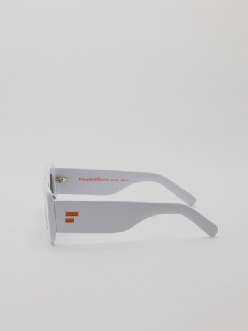 Pull&Bear Sluneční brýle – bílá