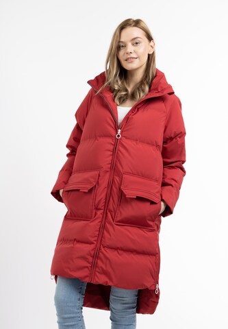 DreiMaster Maritim - Sobretudo de inverno em vermelho: frente