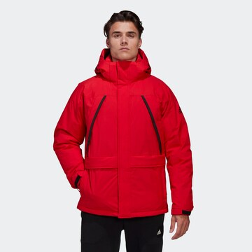 ADIDAS PERFORMANCE Jacke in Rot: predná strana