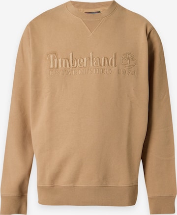 TIMBERLAND Mikina – hnědá: přední strana