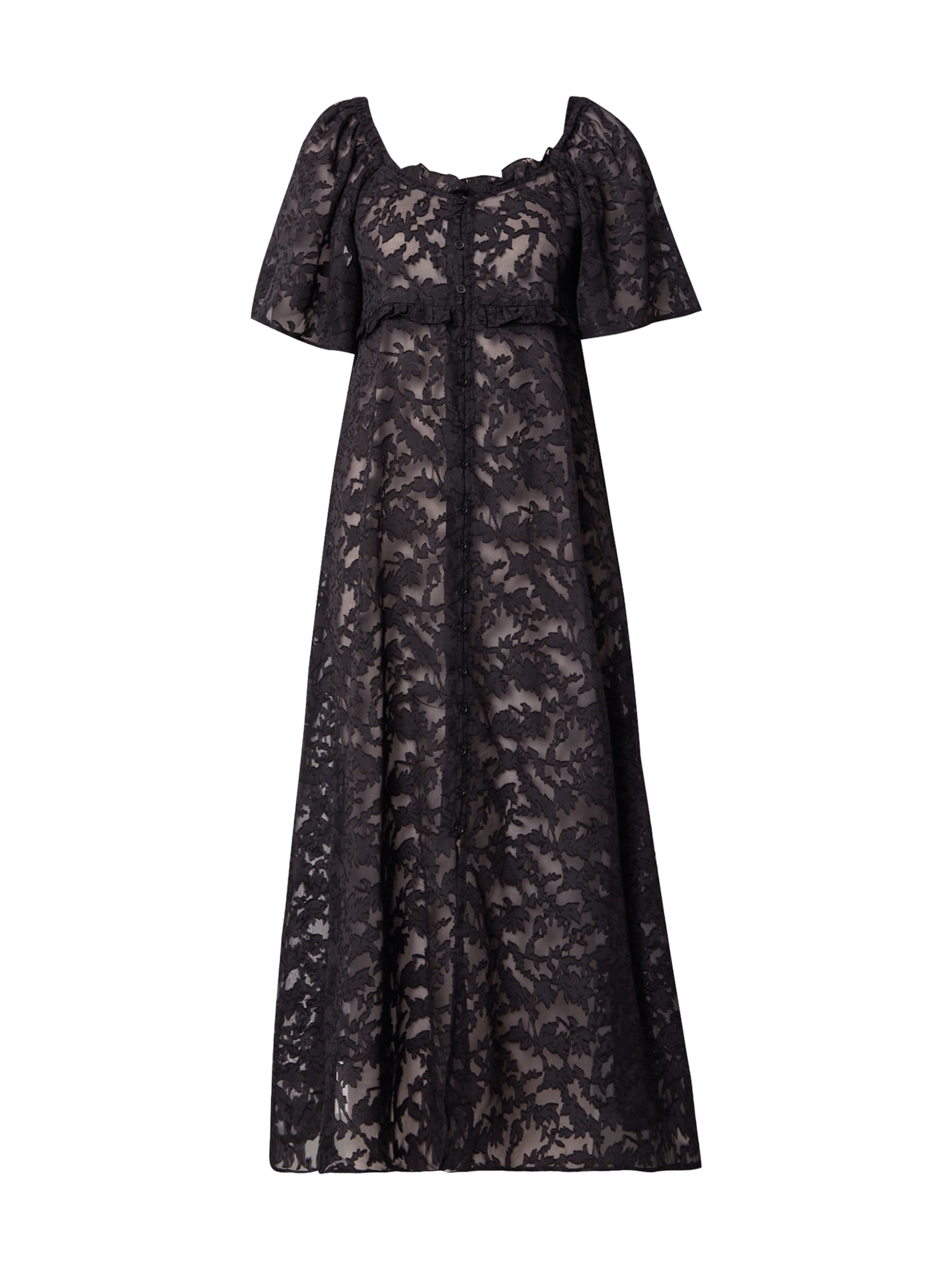 OBJECT Blusekjole 'OBJLia' i sort: forside