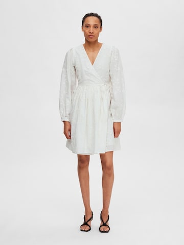 Selected Femme Petite Dress in White