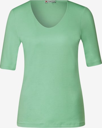 STREET ONE Shirt in Groen: voorkant