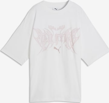 T-Shirt fonctionnel PUMA en blanc : devant