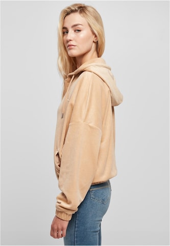 Karl Kani Zip-Up Hoodie in Beige