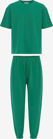 Dandalo Juoksupuku värissä vihreä: etupuoli