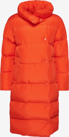 Superdry Winter Coat in Orange: front