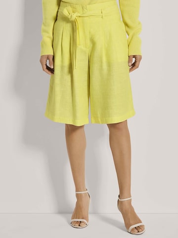 Loosefit Pantalon à pince MADELEINE en jaune : devant