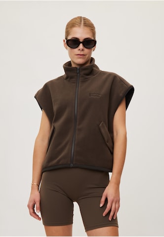 Gilet 'Campfire' rethinkit studios en marron : devant