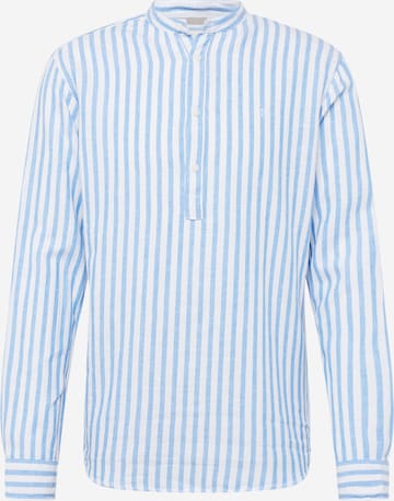 Coupe regular Chemise 'MAZE' JACK & JONES en bleu : devant