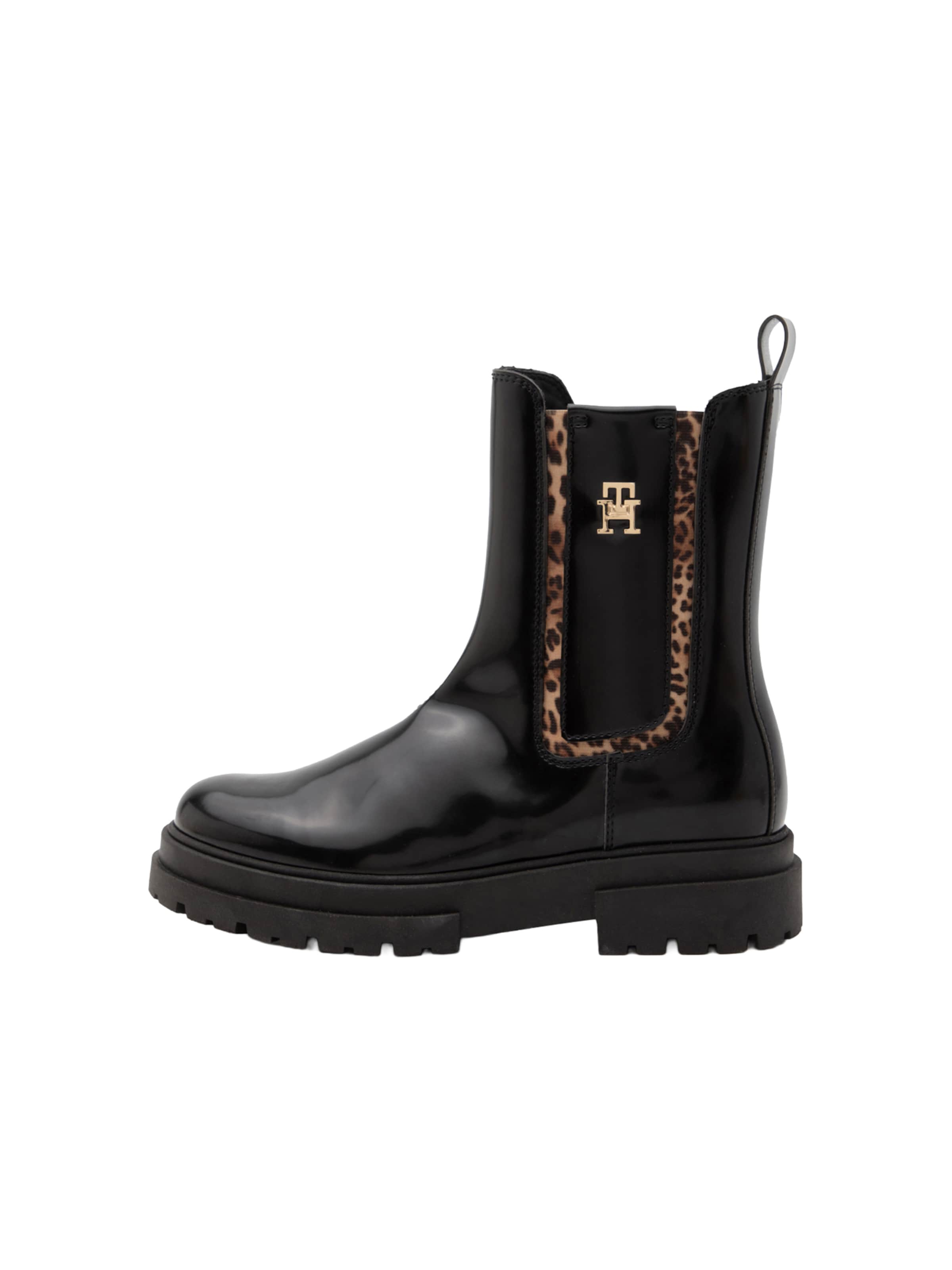 TOMMY HILFIGER - Bota 'KESSY' em preto: frente