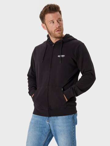 Oldskull Sweatjacke 'Rising Sun' in Schwarz