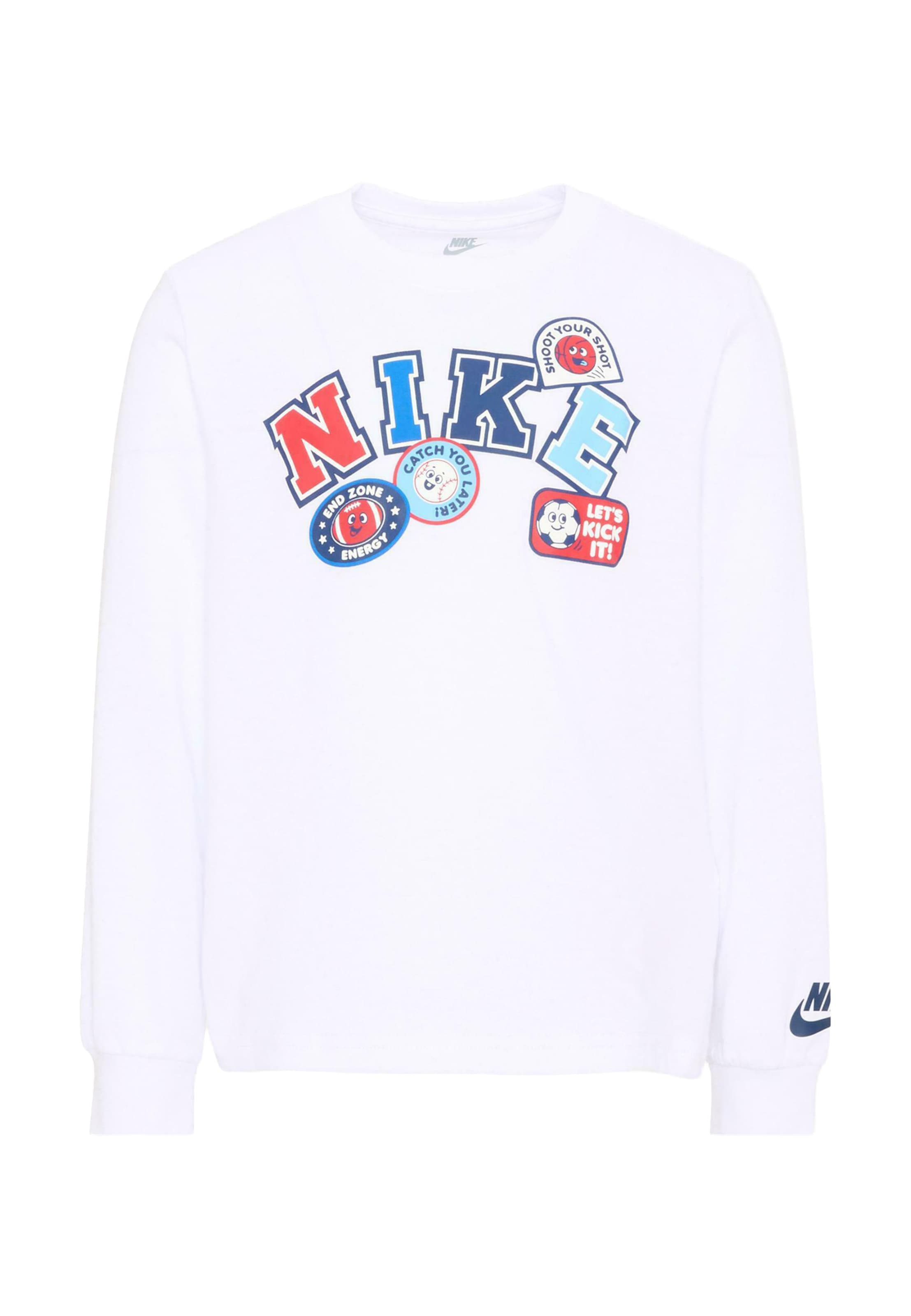 Nike Sportswear Shirt in Wit: voorkant