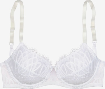 LASCANA Push-up Bra in White: front