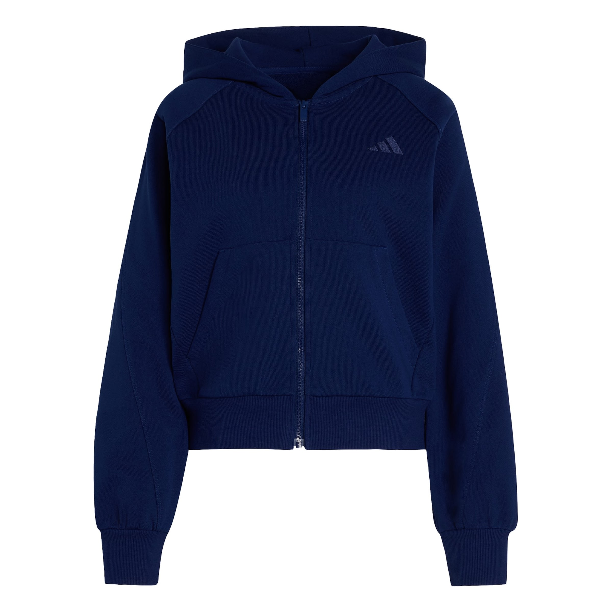 ADIDAS SPORTSWEAR Sportsweatjacke in Blau: Vorderseite