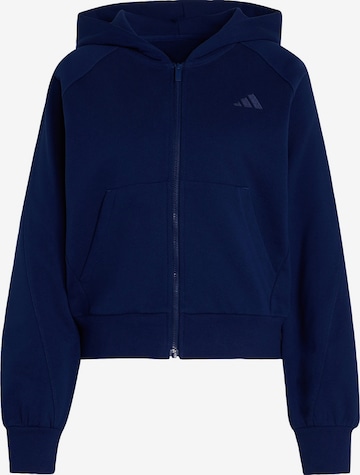 Veste de survêtement ADIDAS SPORTSWEAR en bleu : devant