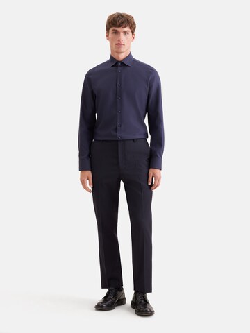 SEIDENSTICKER Slim fit Zakelijk overhemd in Blauw