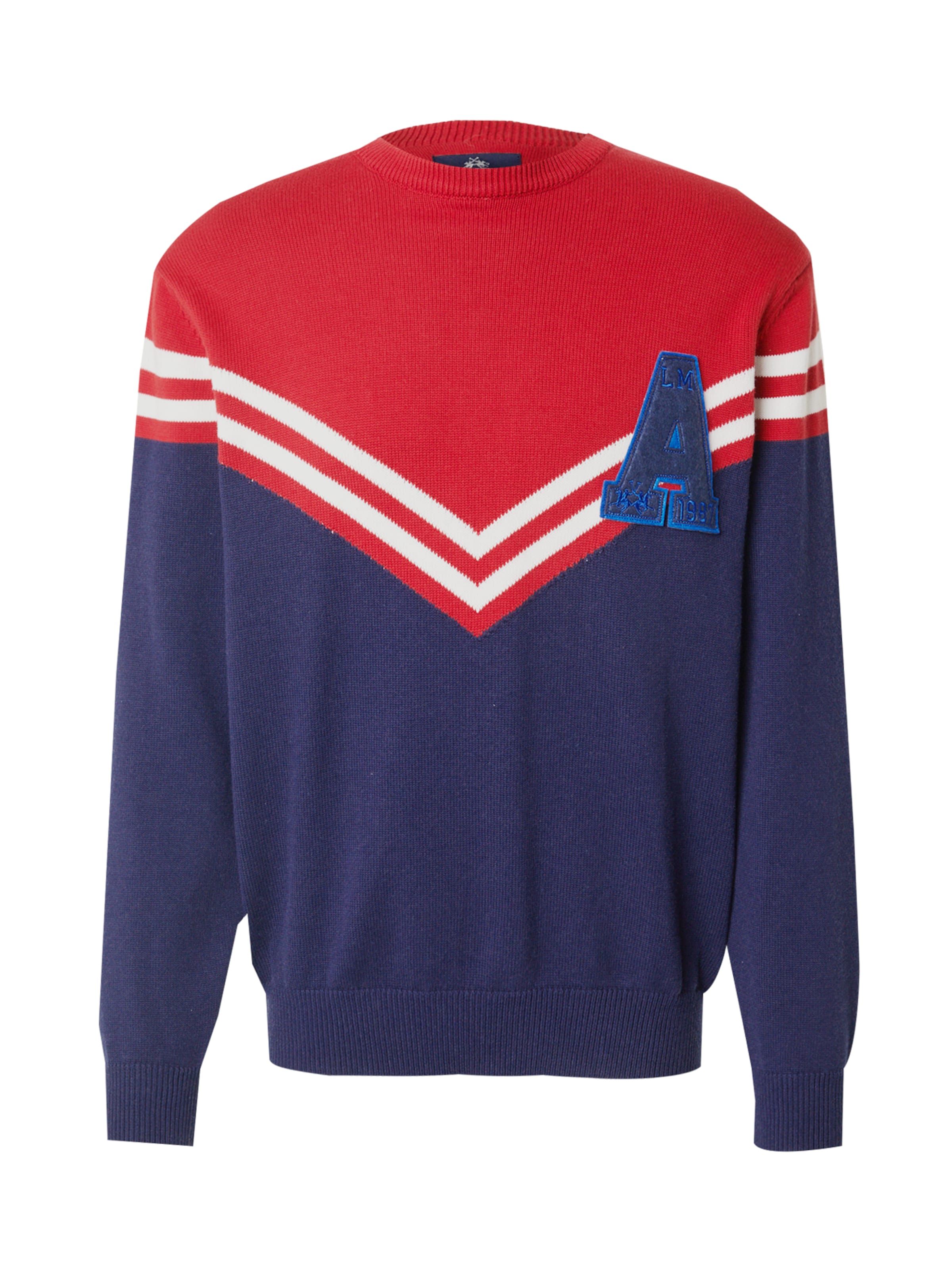 La Martina Πουλόβερ σε μπλε: μπροστά