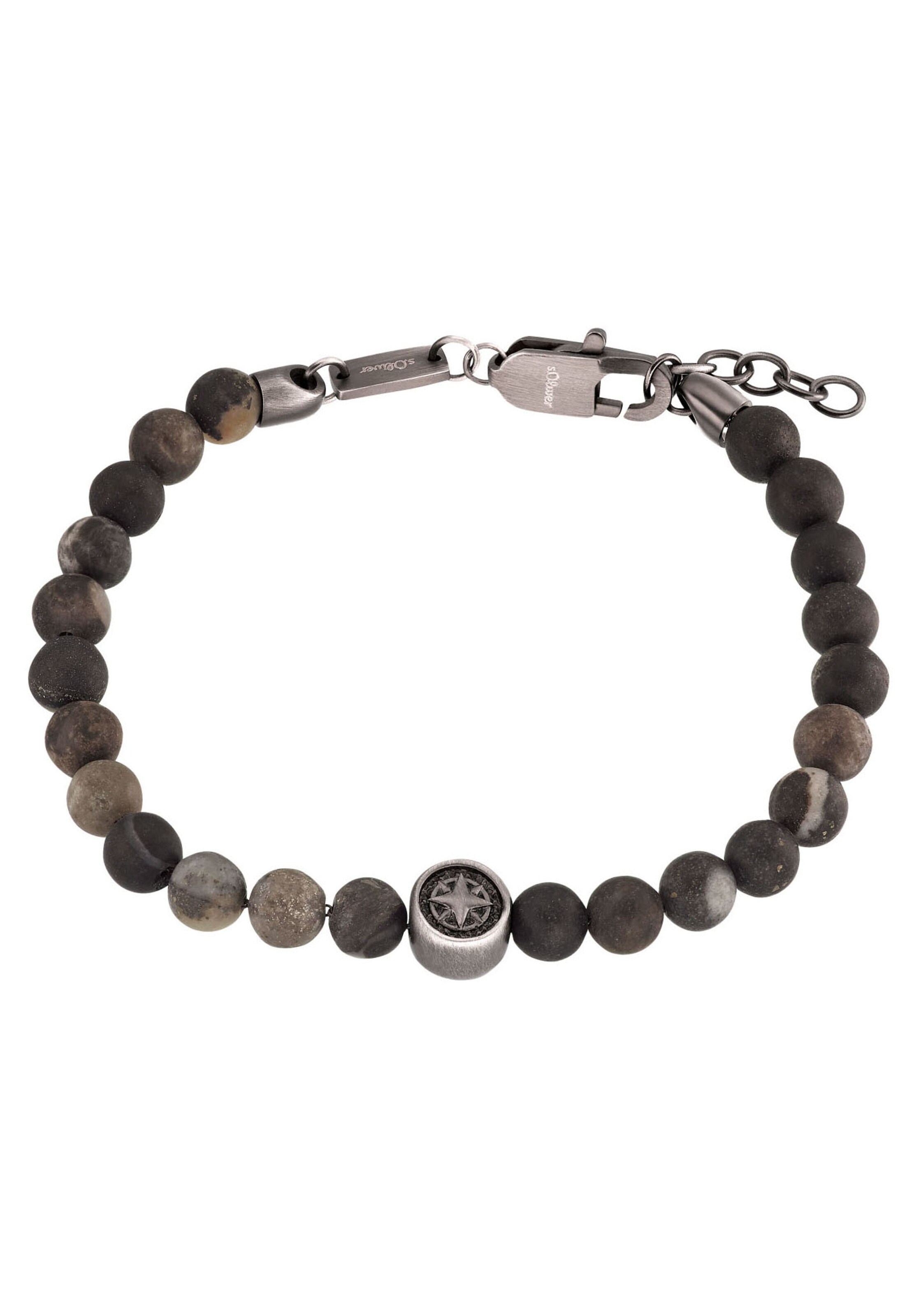 s.Oliver Bracelet in Grey: front