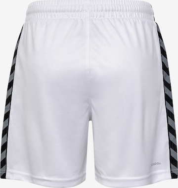 Regular Pantalon de sport 'AUTHENTIC PL ' Hummel en blanc