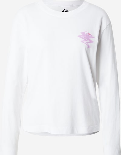 Marškinėliai iš QUIKSILVER, spalva – levandų spalva / avietinė / balta, Prekių apžvalga