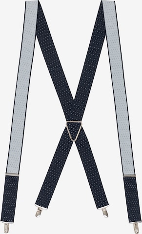 Man's World Suspenders in Blue: front