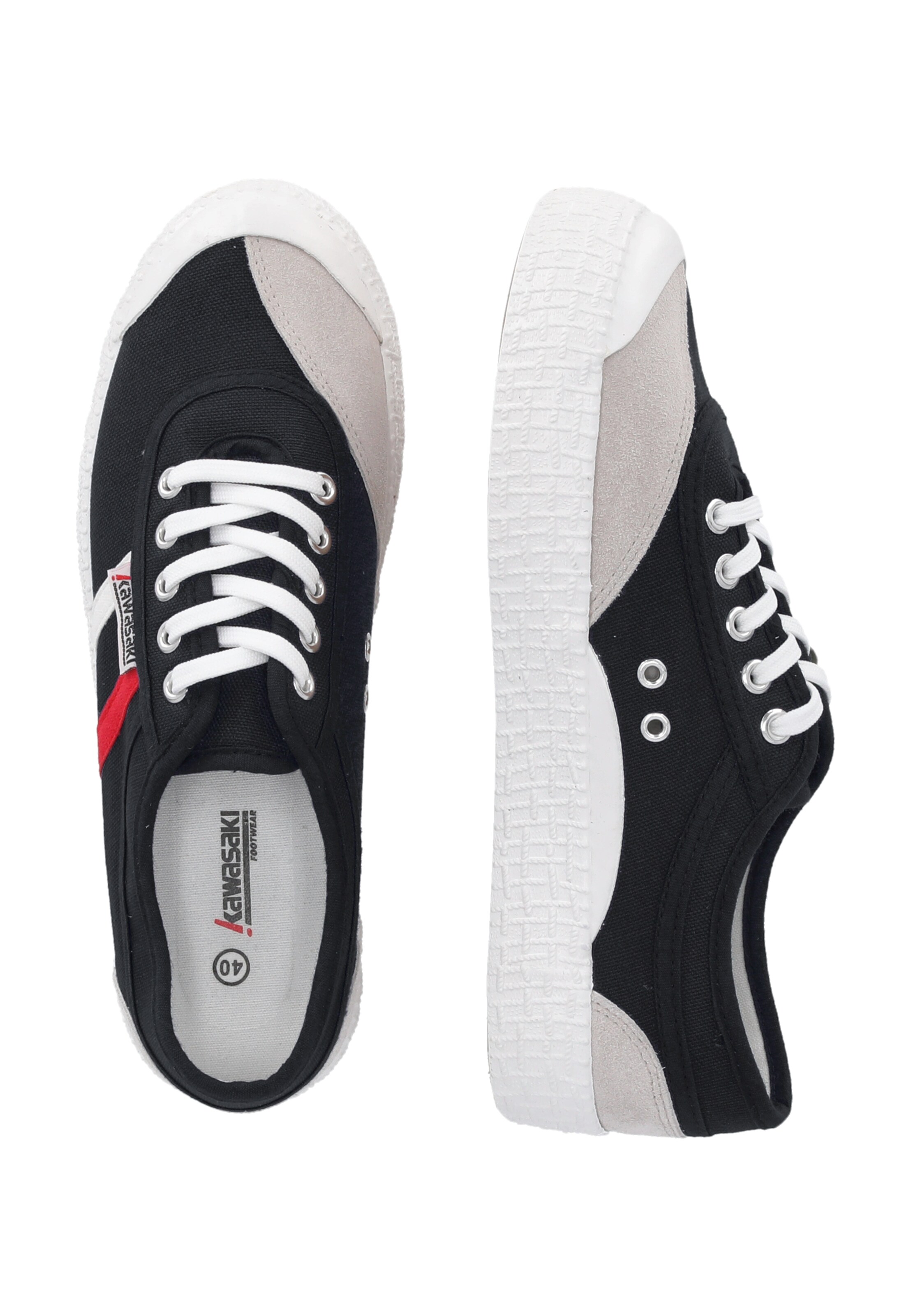 KAWASAKI Sneaker 'Retro 3.0' in Schwarz