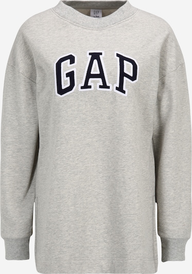 Gap Tall Sweatshirt 'HERITAGE' in mottled grey / Black / White, Item view